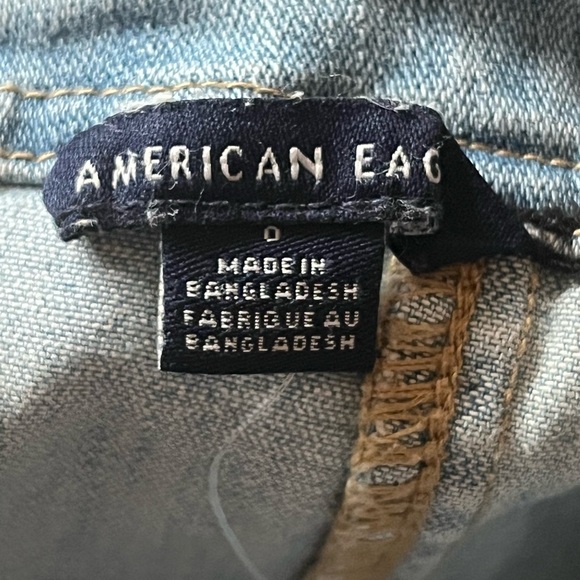 AMERICAN EAGLE Super Stretch Denim Overall Dress - Picture 9 of 11